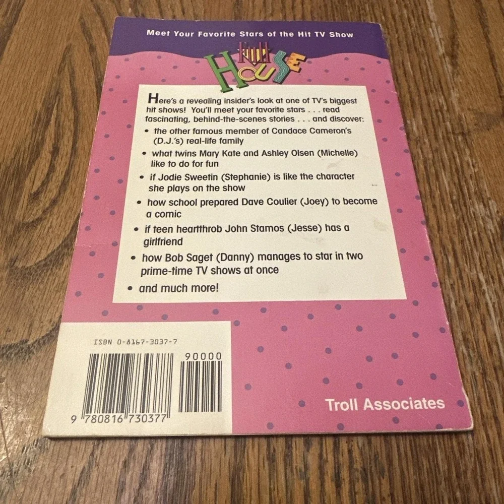 Full House: Behind the Scenes Paperback Book Storey, T. R.‎